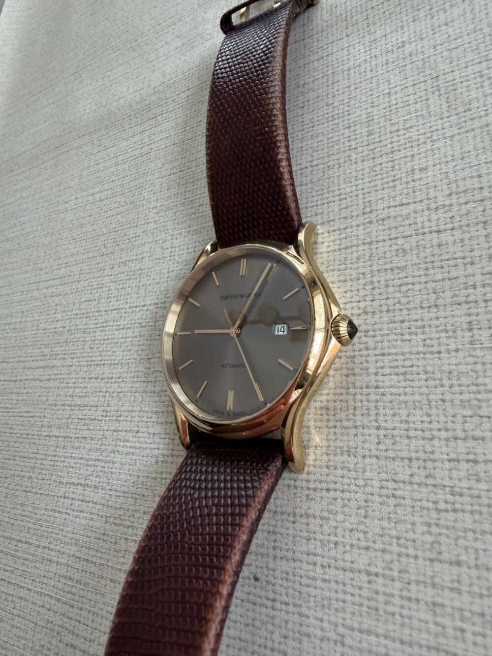 Men’s Automatic EMPORIO ARMANI Swiss Made ARS3004 - Picture 5 of 11